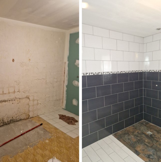 création d'une douche a l'italienne