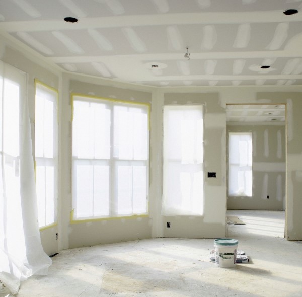 pose de cloisons sèche