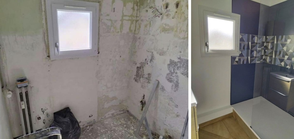 Rénovation complète d'une salle de bain