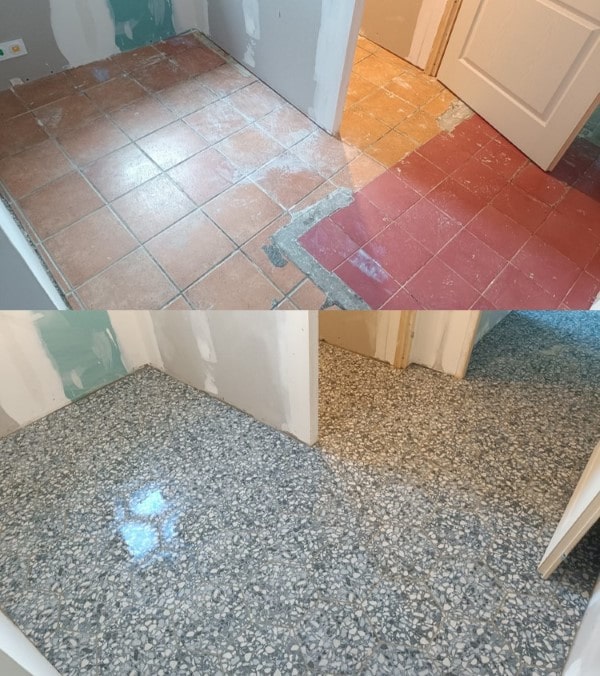 pose de revêtement de sol